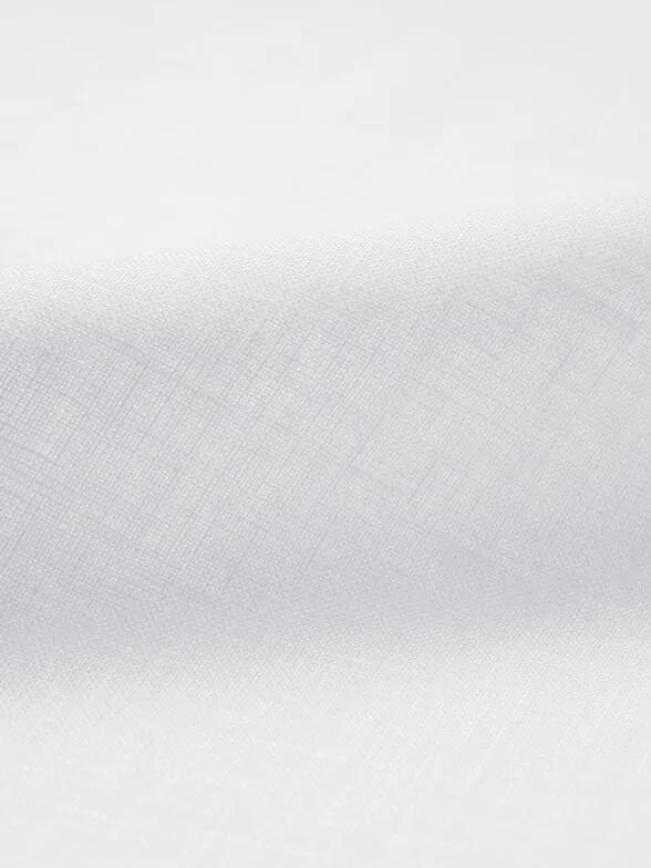 White Irish Linen Half Sleeves - alternate view