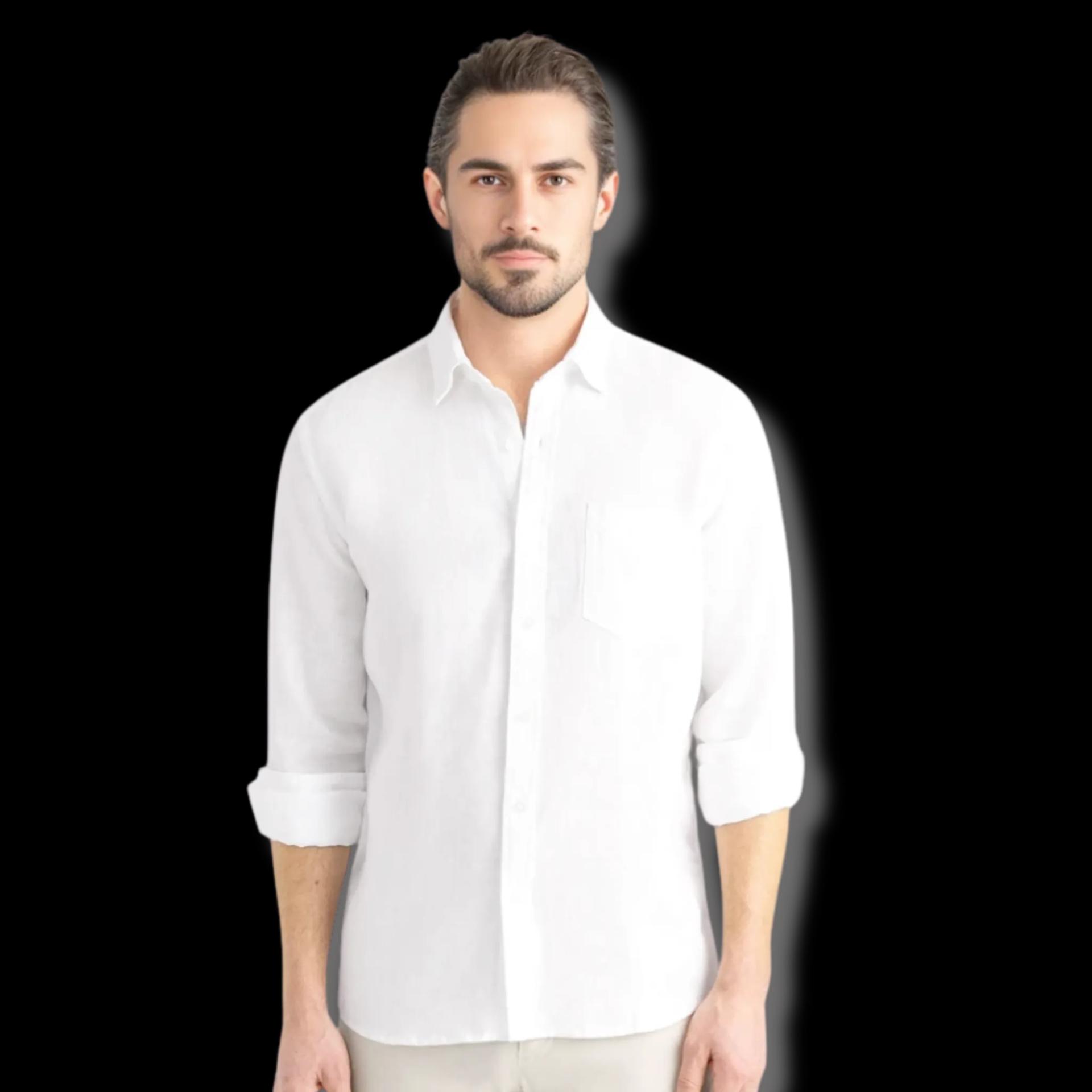 Classic White Linen - alternate view