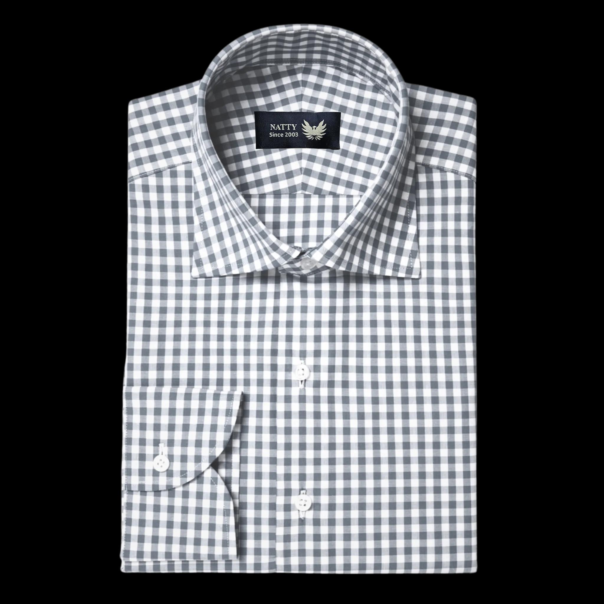 Grey Gingham Peached  image