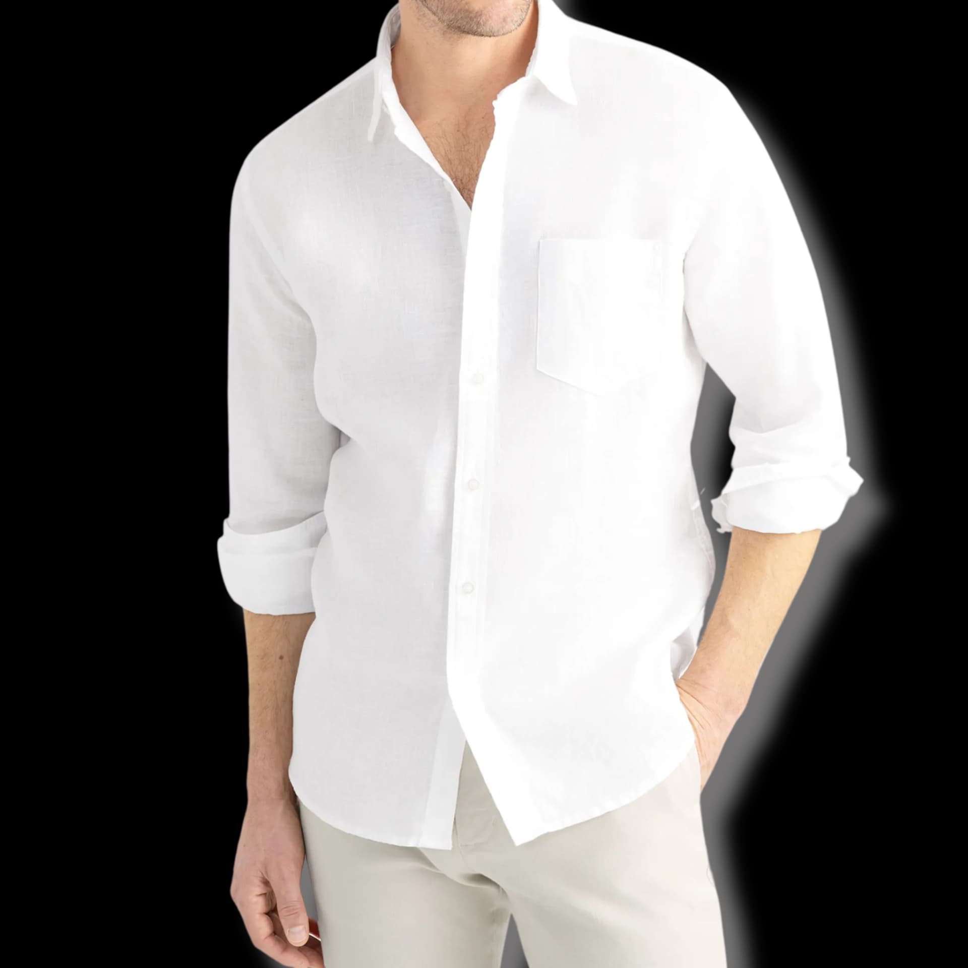 Irish Linen White - alternate view