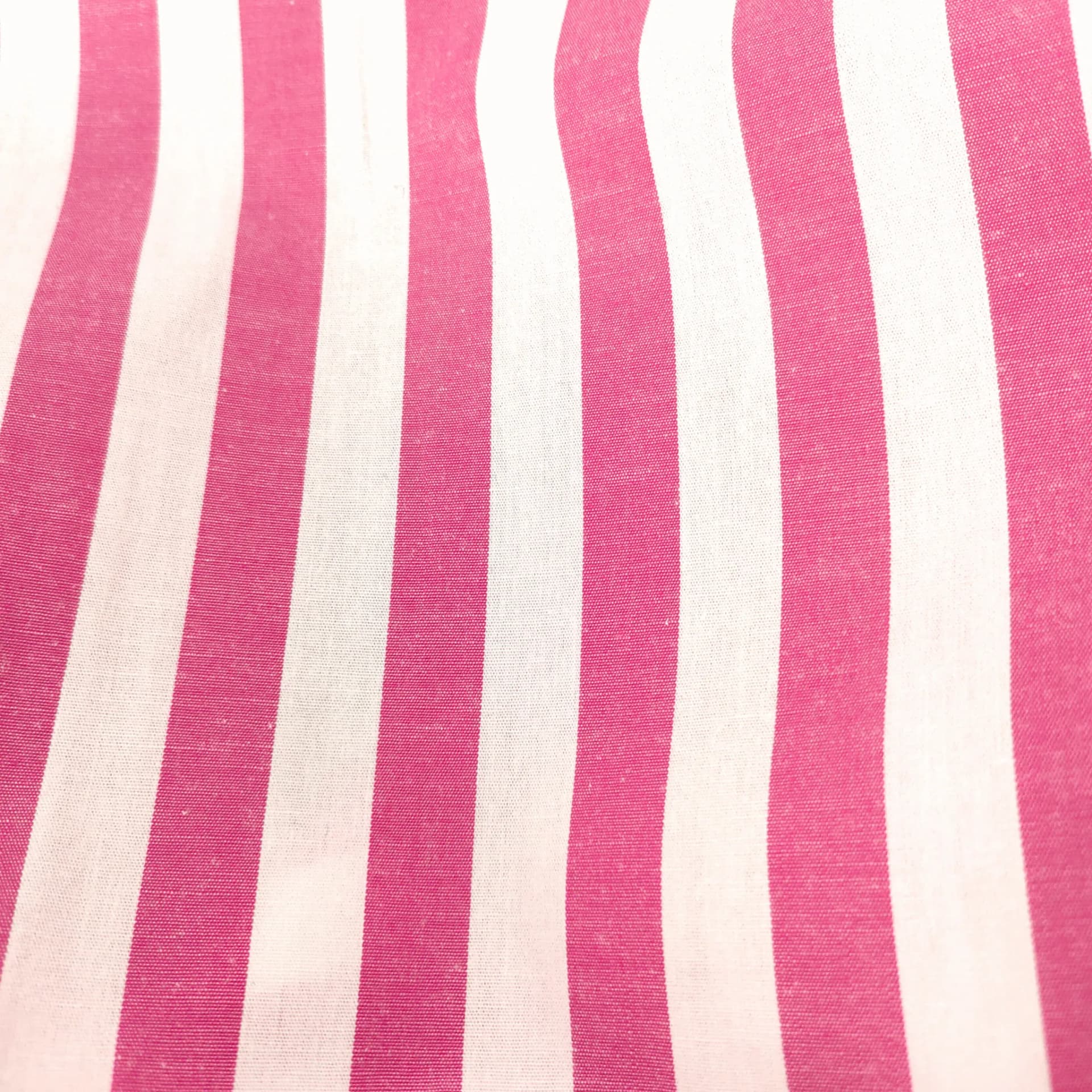 Watermelon Pink Bold Stripes Broadcloth - alternate view