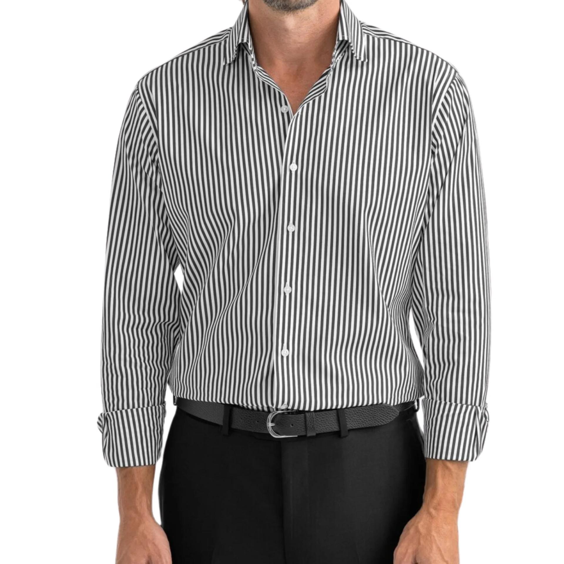 Charcoal Grey Bengal Stripes - alternate view